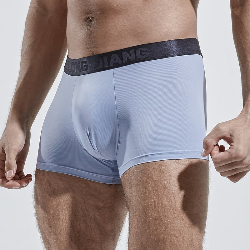 Mens Ice Silk Breathable Boxer Briefs - The Pup Play Hub