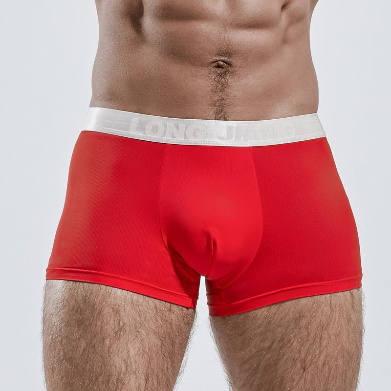Mens Ice Silk Breathable Boxer Briefs - The Pup Play Hub