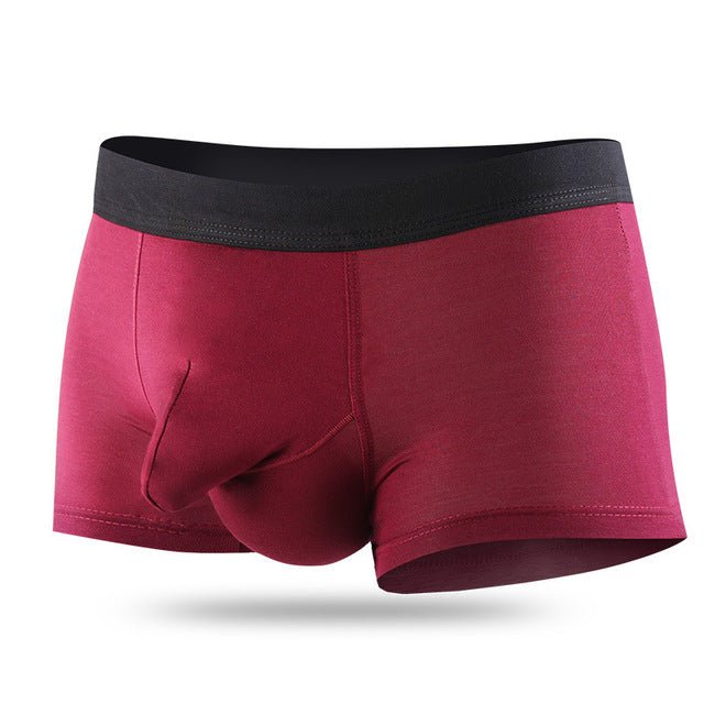 Men's Modal Elephant Separate Pouch Boxer Briefs - The Pup Play Hub