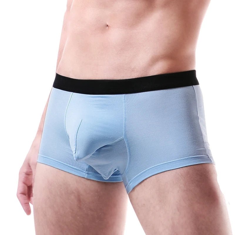 Men's Modal Elephant Separate Pouch Boxer Briefs - The Pup Play Hub