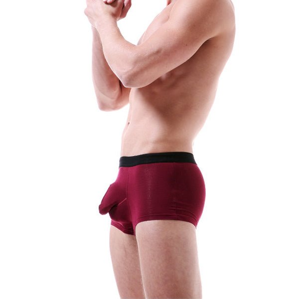 Men's Modal Elephant Separate Pouch Boxer Briefs - The Pup Play Hub