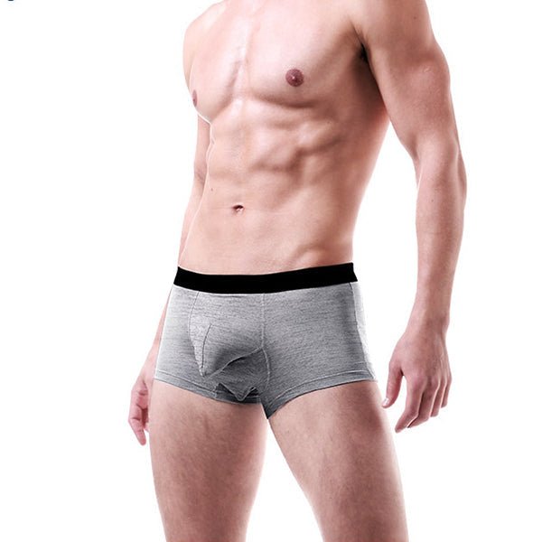 Men's Modal Elephant Separate Pouch Boxer Briefs - The Pup Play Hub
