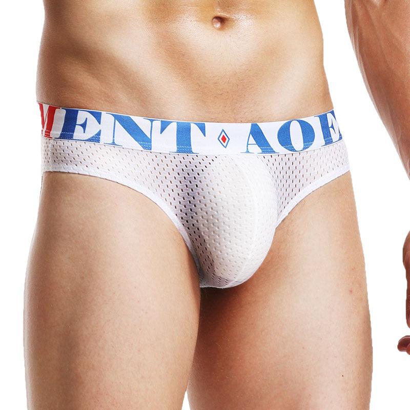 Men's U Convex Pouch Mesh Breathable Briefs - The Pup Play Hub