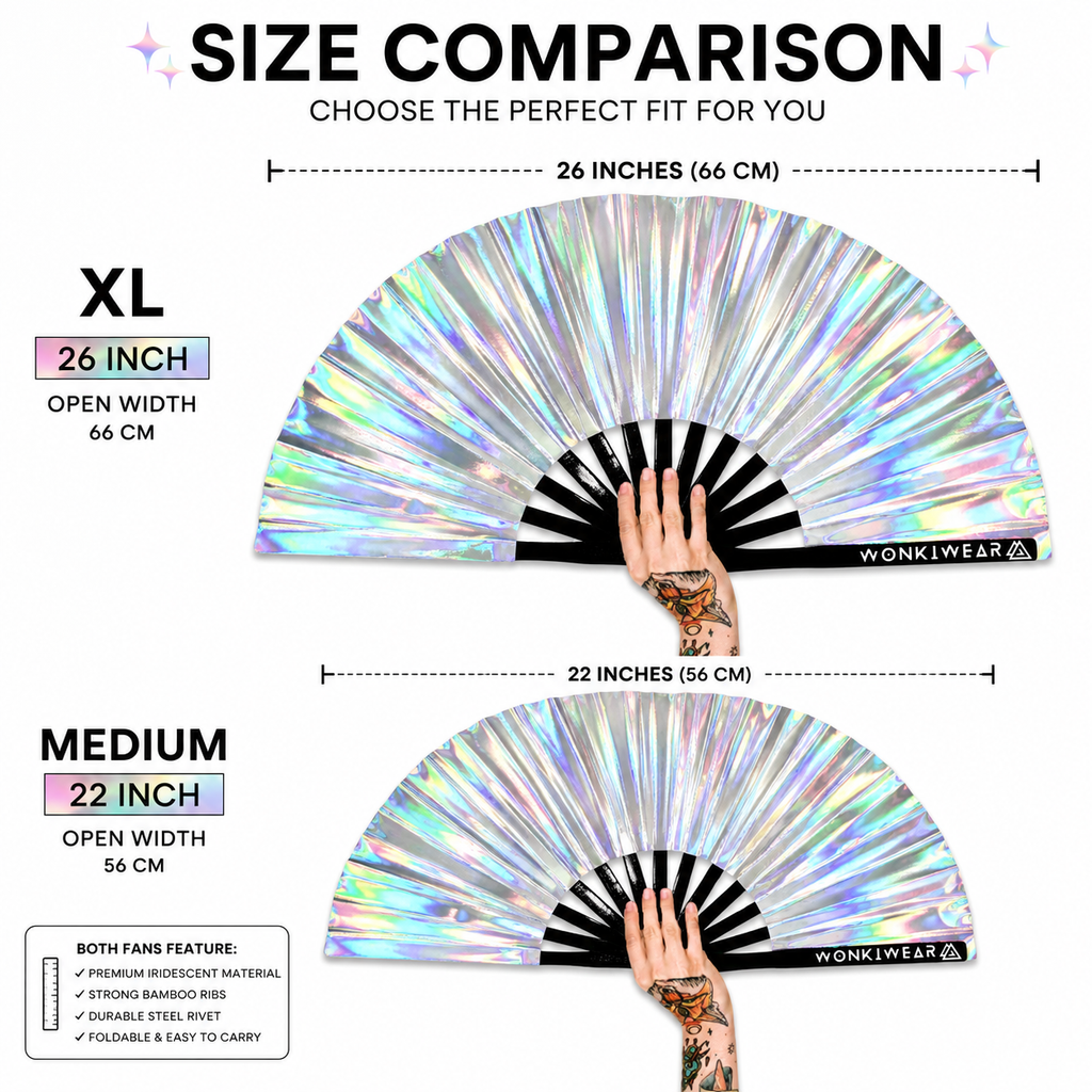 Mercury Galaxy Iridescent Festival Fan