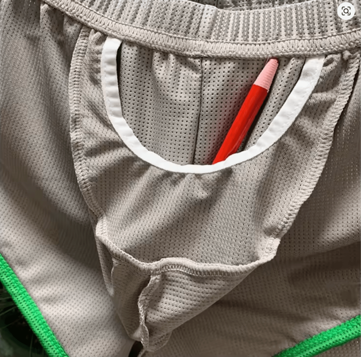 Mesh Shorts With Pouch Blue/Red - The Pup Play Hub