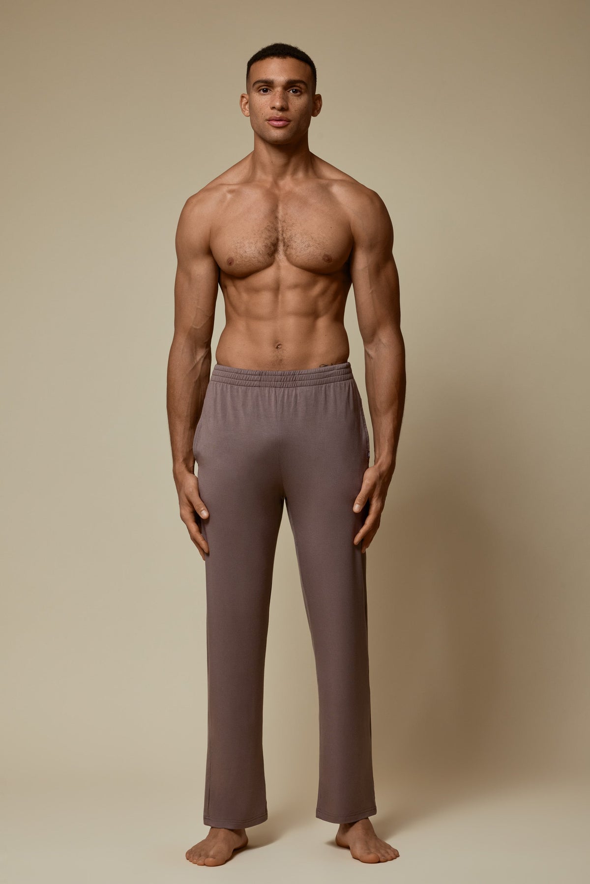 SECOND SKIN LOUNGE PANT - DEEP TAUPE