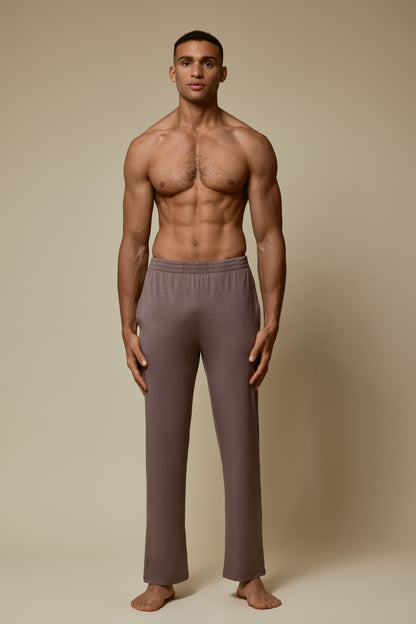 SECOND SKIN LOUNGE PANT - DEEP TAUPE