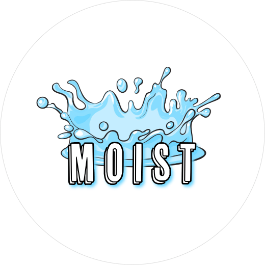 Moist Badge - The Pup Play Hub