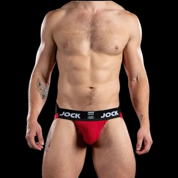 Mr. S Leather 'JOCK' Jockstrap | Red - The Pup Play Hub