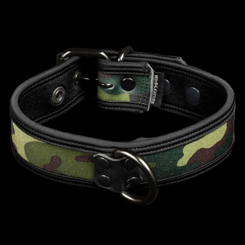 Mr S Leather NEO Puppy Collar Camo - The Pup Play Hub