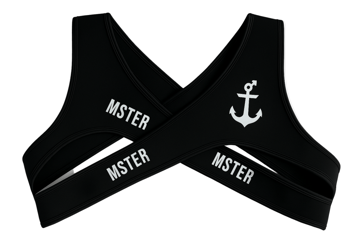 MSTER Harness Black - The Pup Play Hub