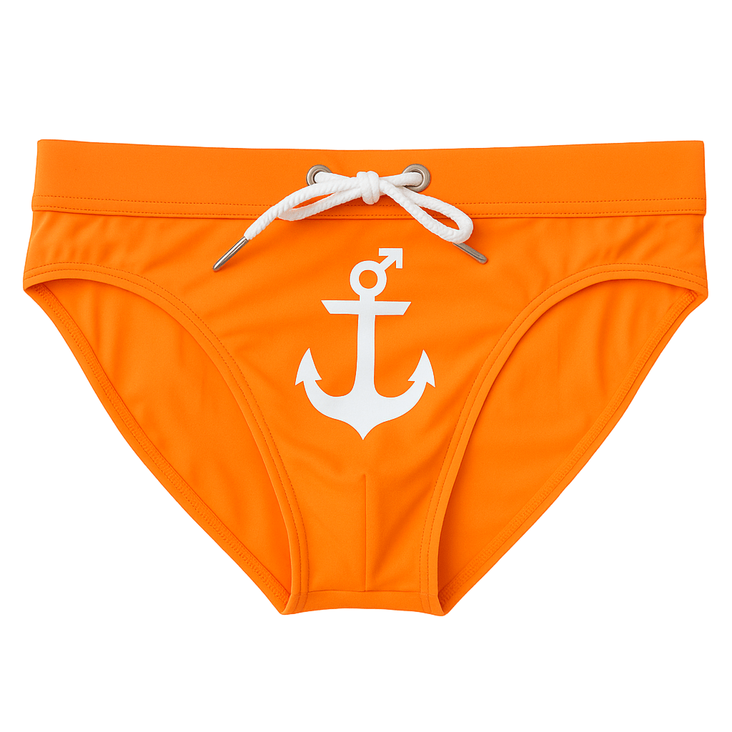MSTER Swim Briefs Orange - The Pup Play Hub