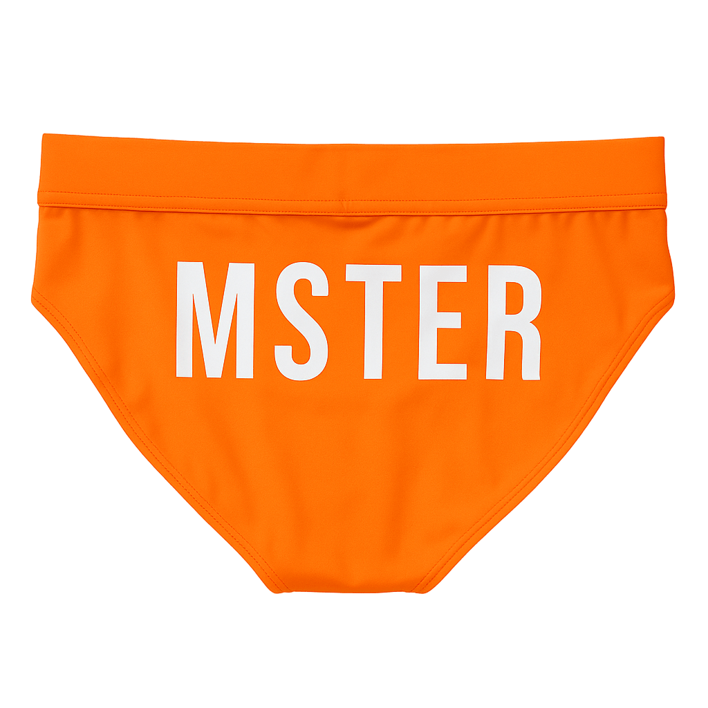 MSTER Swim Briefs Orange - The Pup Play Hub