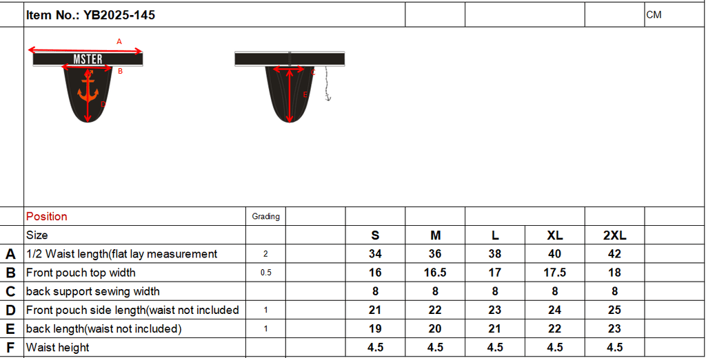 MSTER Thong with Detachable Chain Accessory Black - The Pup Play Hub