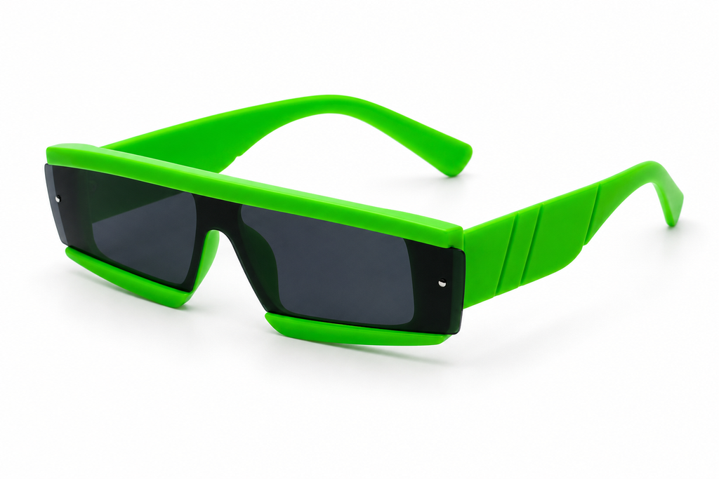 Neon Green Cyber Glasses
