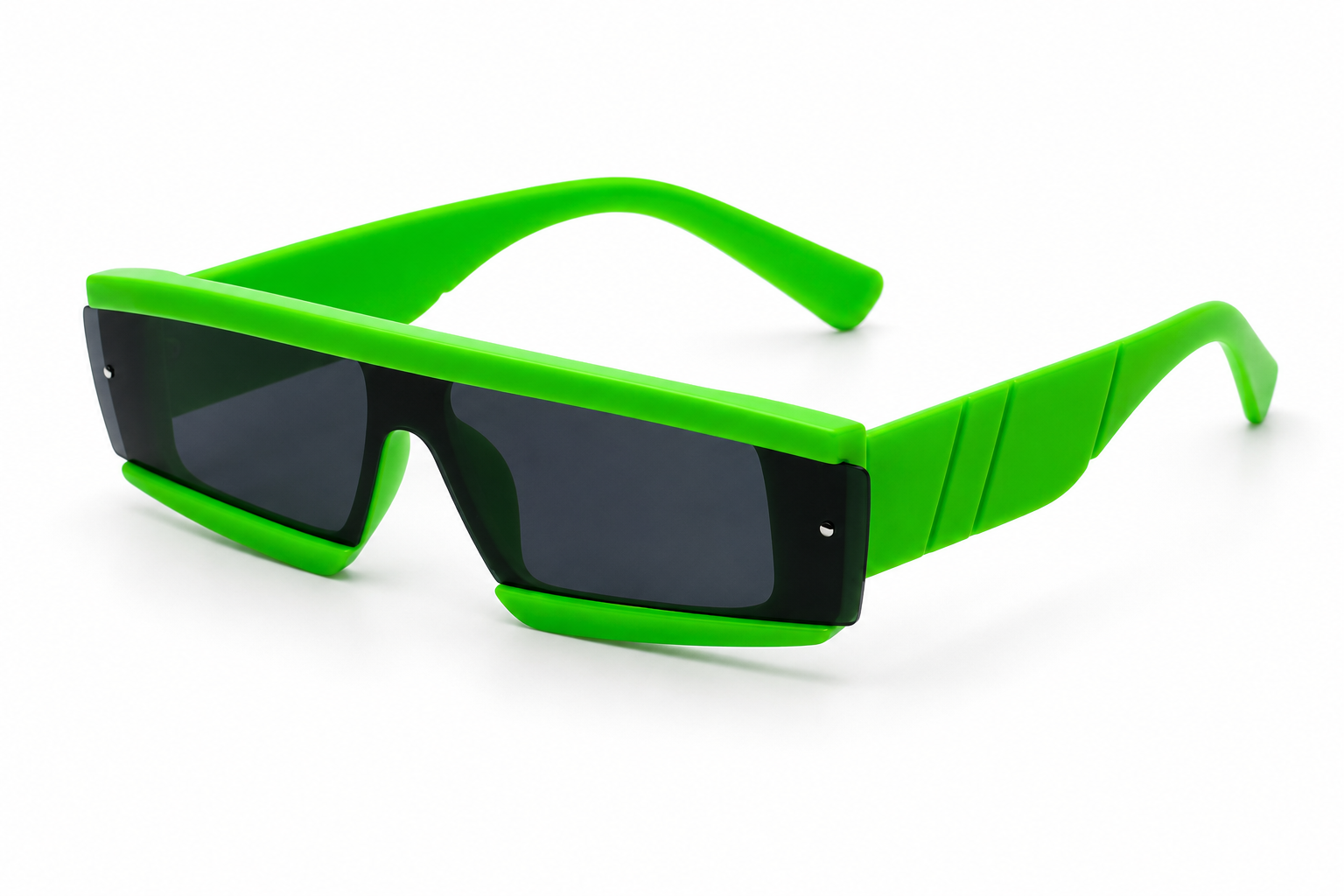 Neon Green Cyber Glasses