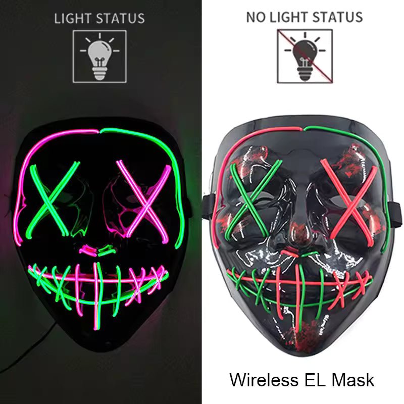 Neon Purge Mask - The Pup Play Hub