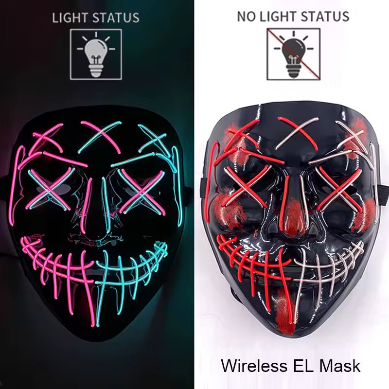 Neon Purge Mask - The Pup Play Hub