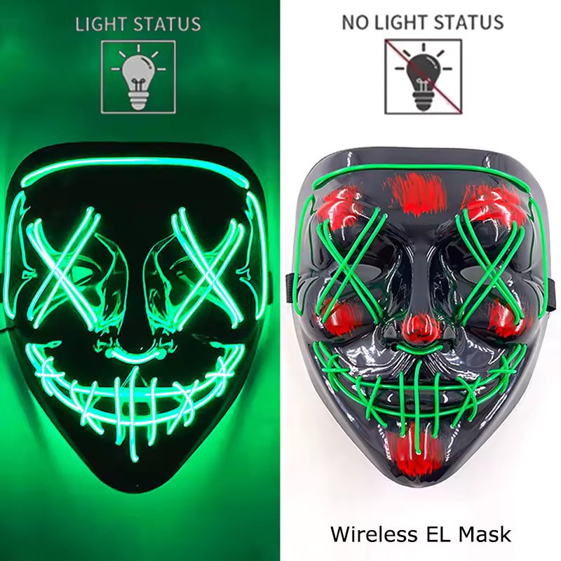 Neon Purge Mask - The Pup Play Hub