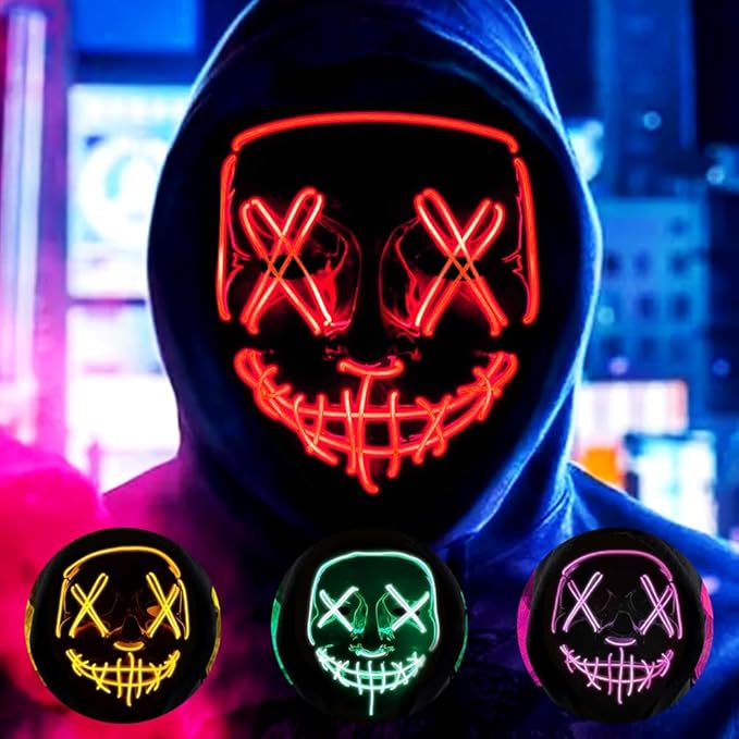 Neon Purge Mask - The Pup Play Hub