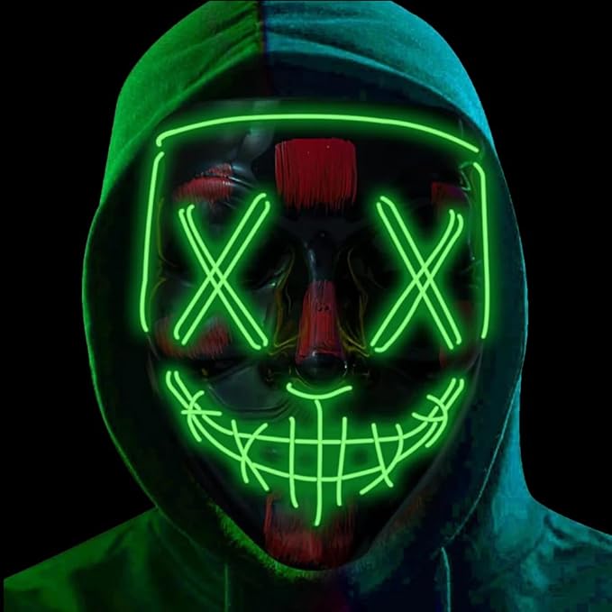 Neon Purge Mask - The Pup Play Hub