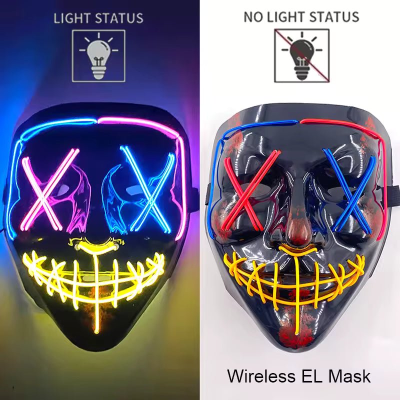 Neon Purge Mask - The Pup Play Hub