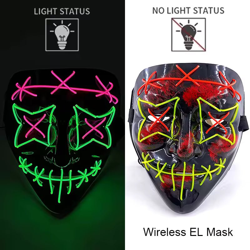 Neon Purge Mask - The Pup Play Hub