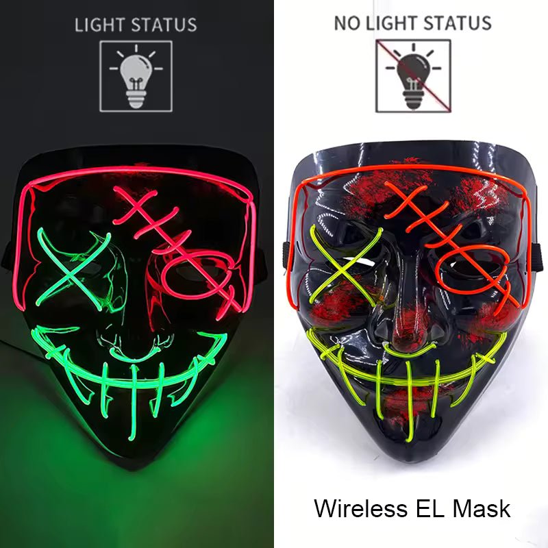 Neon Purge Mask - The Pup Play Hub
