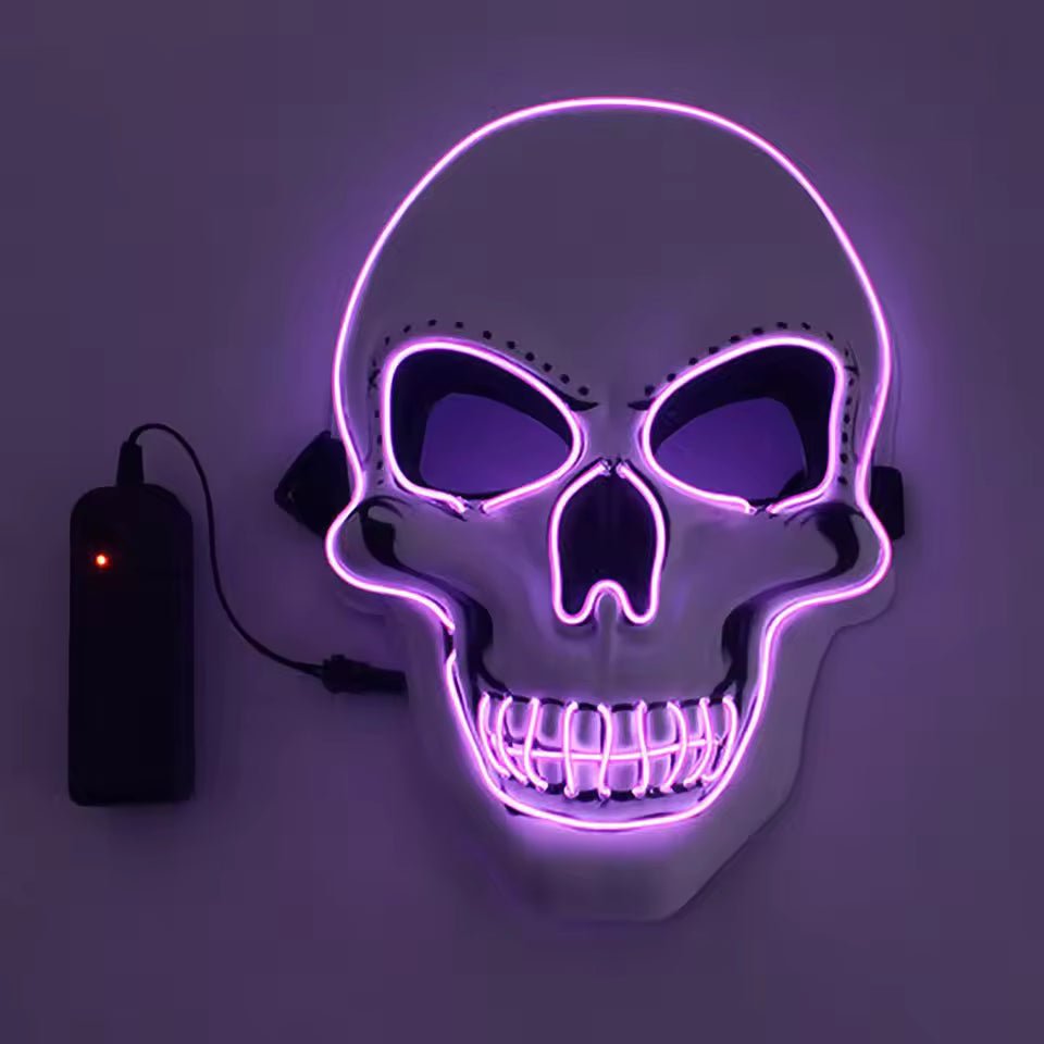 Neon Skully Mask - The Pup Play Hub
