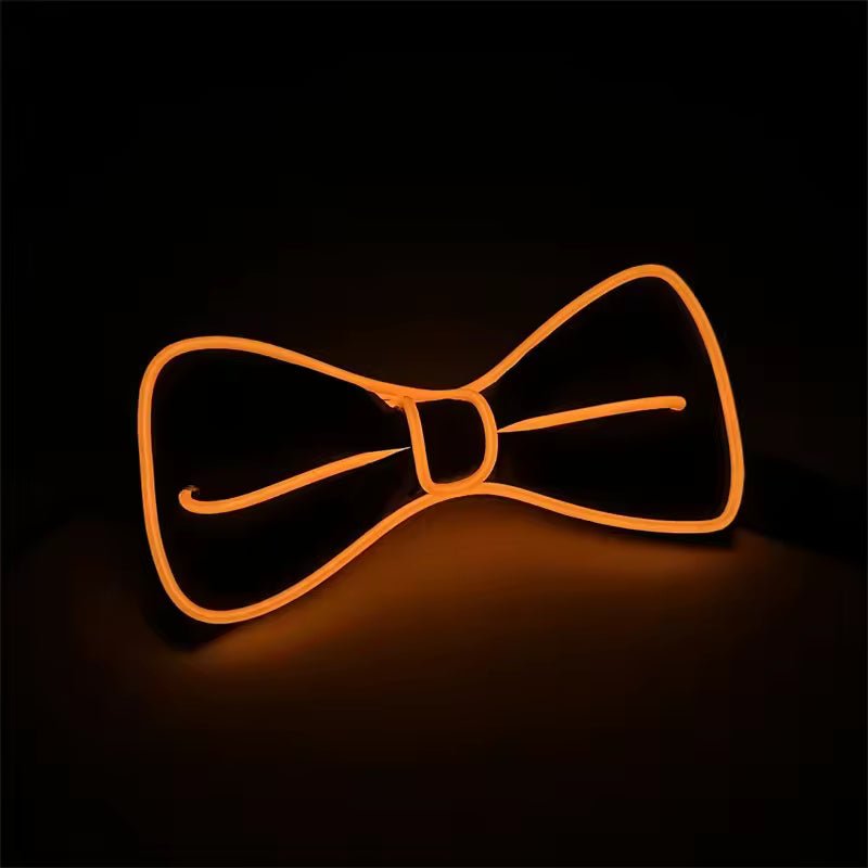 Neon Tube Bow Tie - The Pup Play Hub