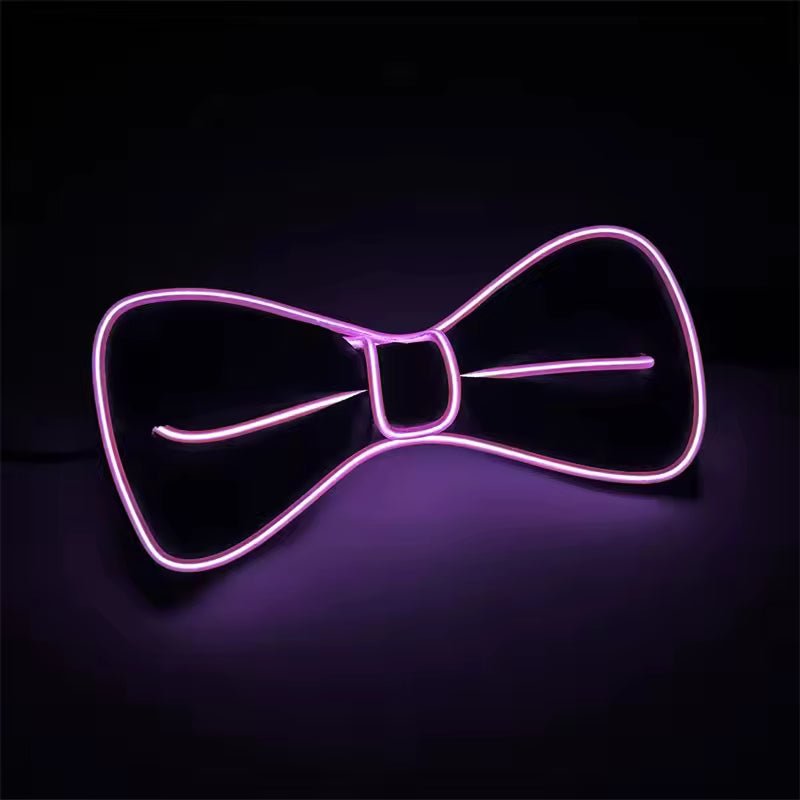 Neon Tube Bow Tie - The Pup Play Hub