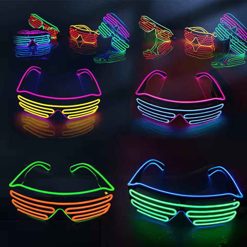 Neon Tube Glasses - The Pup Play Hub