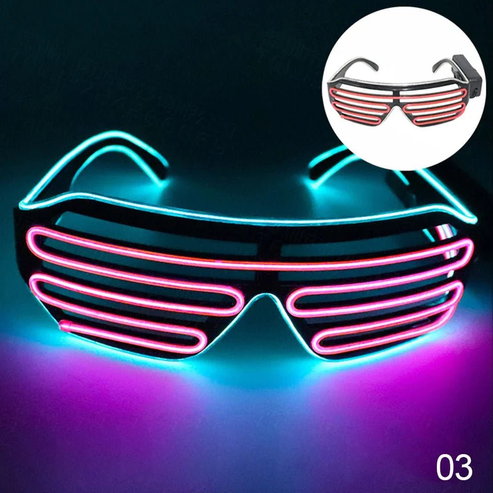 Neon Tube Glasses - The Pup Play Hub