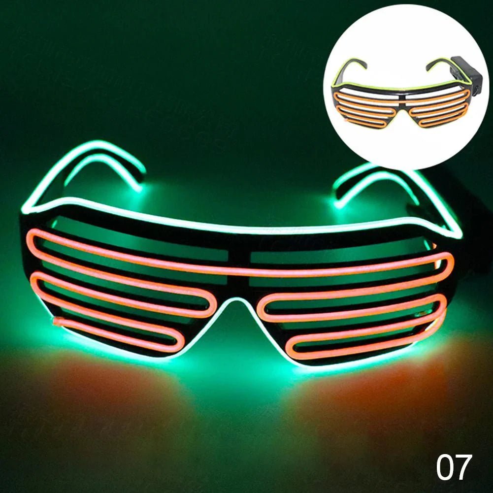 Neon Tube Glasses - The Pup Play Hub