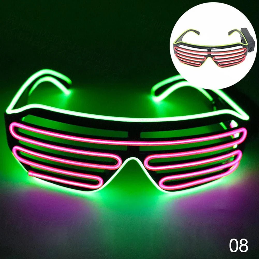 Neon Tube Glasses - The Pup Play Hub