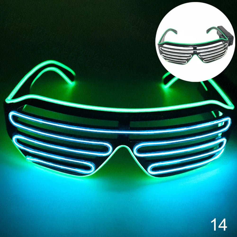 Neon Tube Glasses - The Pup Play Hub