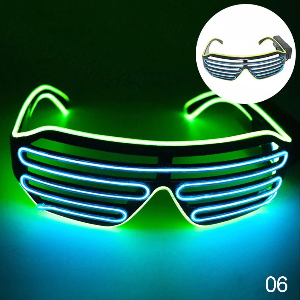 Neon Tube Glasses - The Pup Play Hub