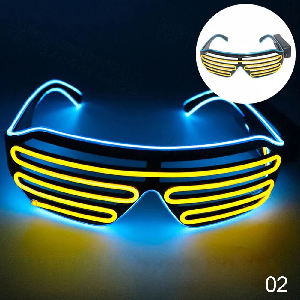 Neon Tube Glasses - The Pup Play Hub