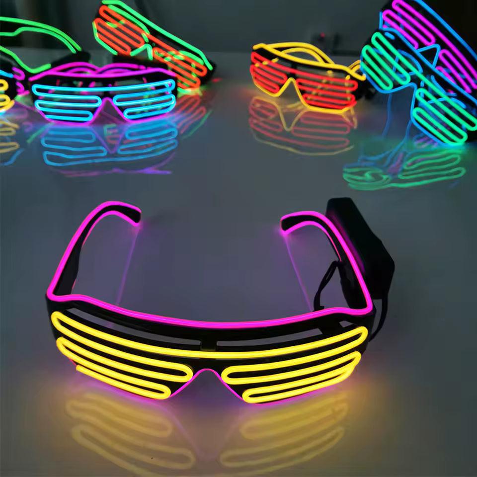 Neon Tube Glasses - The Pup Play Hub
