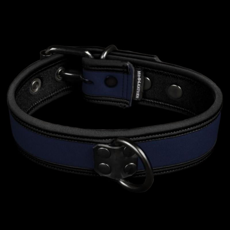 Mr S Leather NEO Puppy Collar Navy