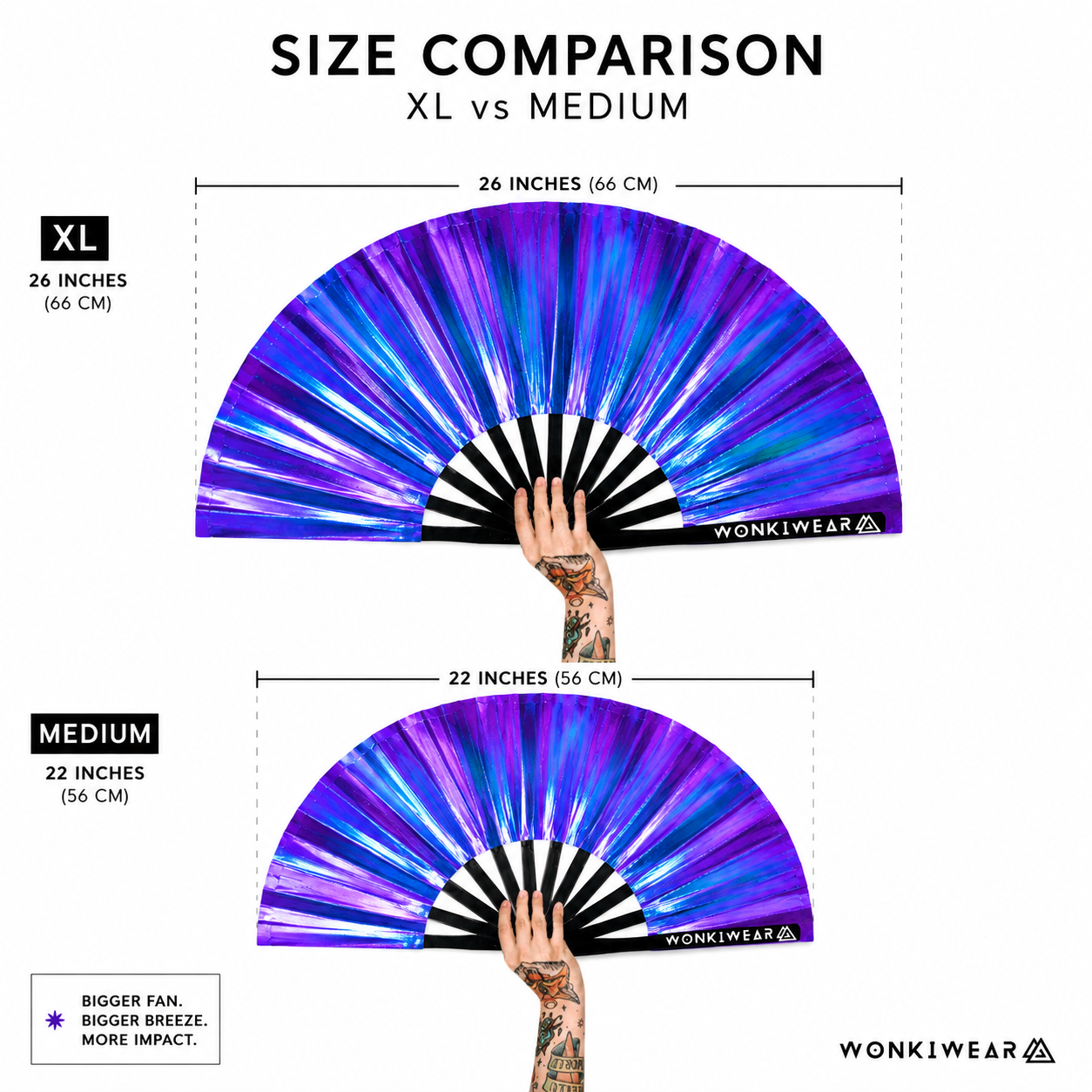 Neptune Galaxy Iridescent Festival Fan