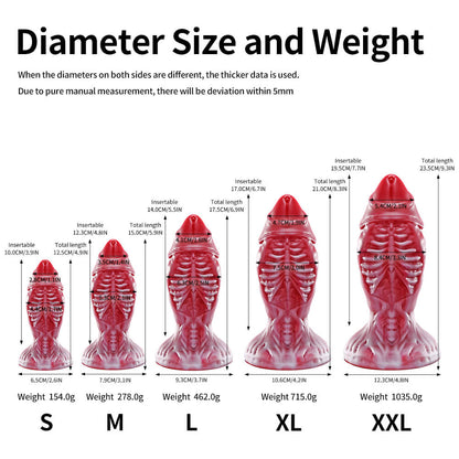 Nothosaur Zom - Silicone Monster Dildo - Alien Dildo
