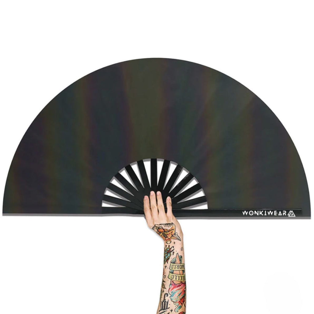 Oil Slick XL Reflective Festival Fan