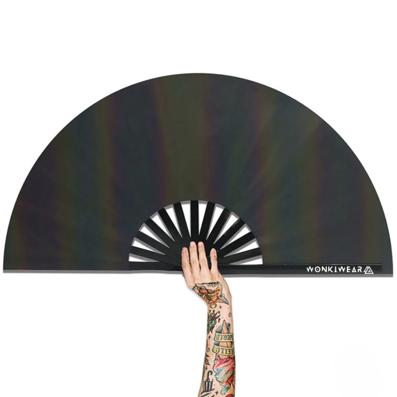Oil Slick XL Reflective Festival Fan