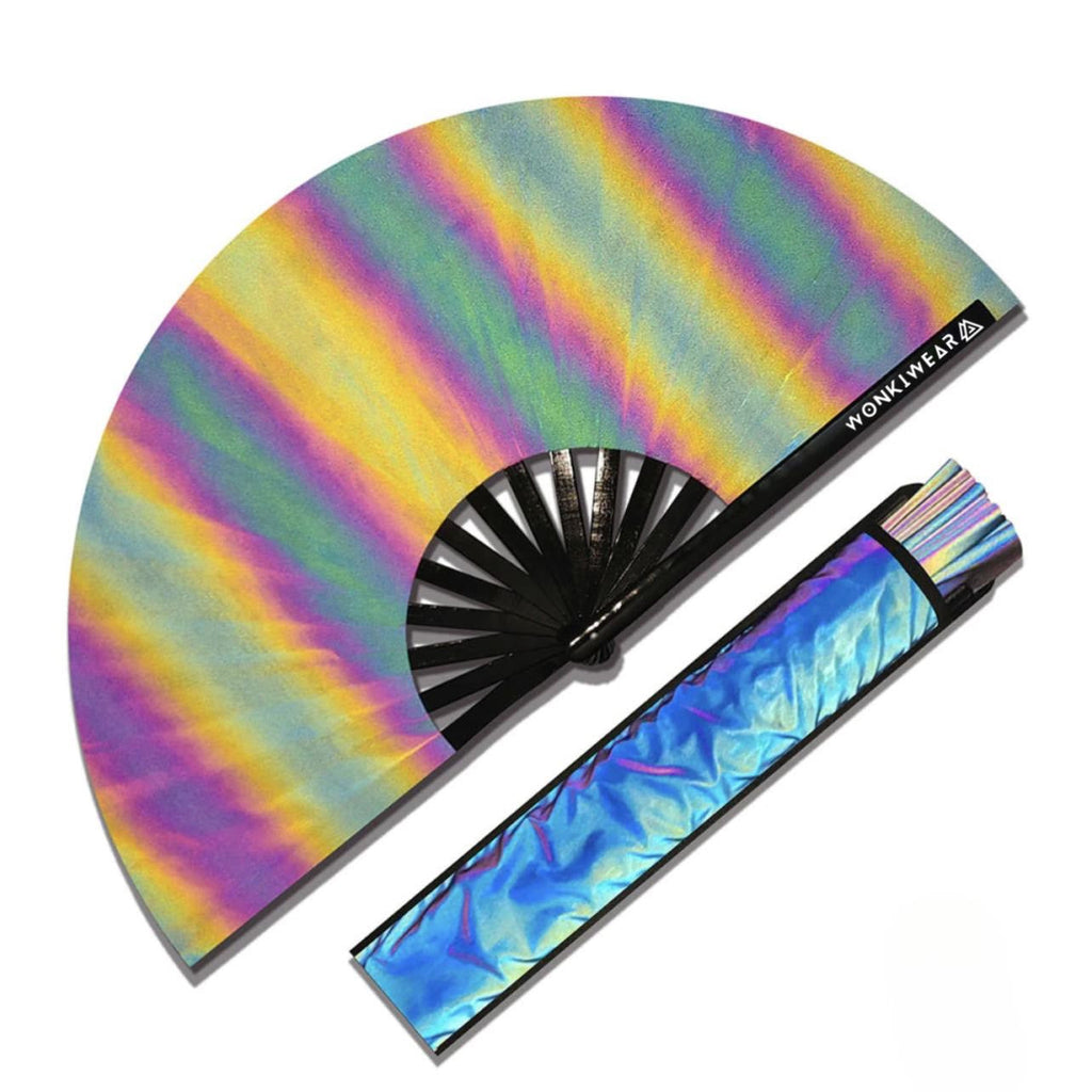 Oil Slick XL Reflective Festival Fan