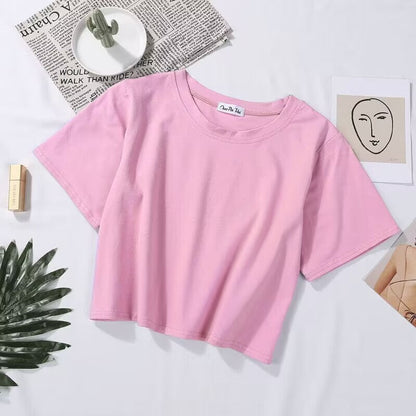 Loose Crop Top Tee