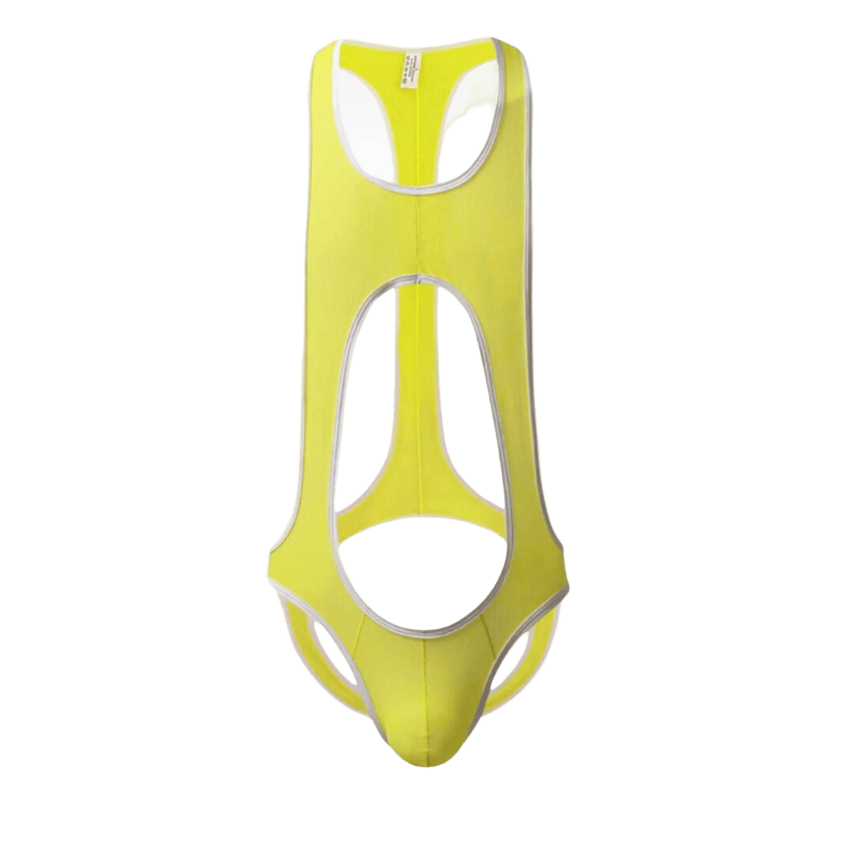 Open Back Singlet Yellow - The Pup Play Hub