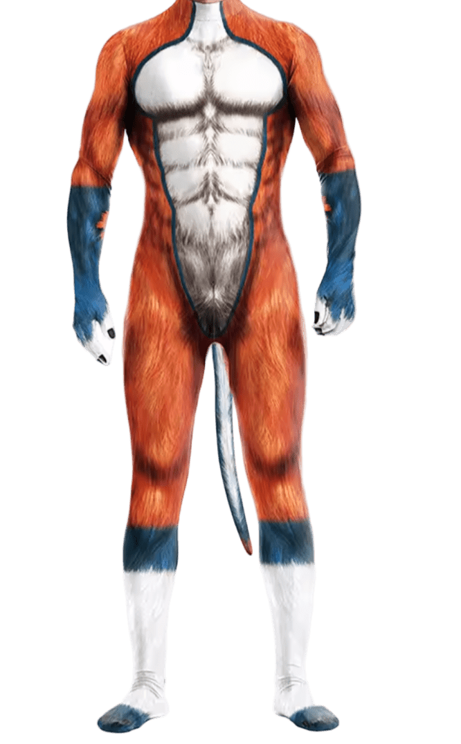 Orange Dog Petsuit - The Pup Play Hub