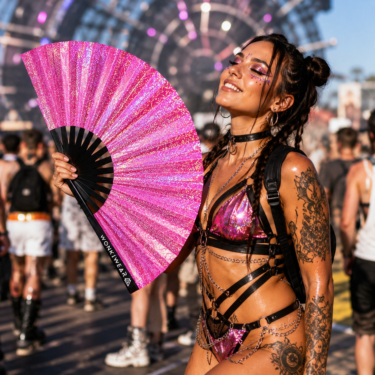 Orion Galaxy Iridescent Festival Fan