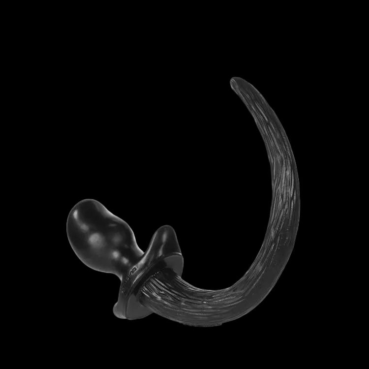 Oxballs Silicone Puppy Tail, Black